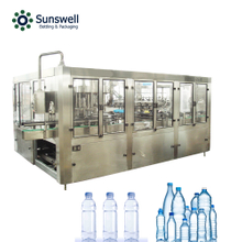 Equipo automático de fabricación de agua potable embotellada/máquina embotelladora de agua pura/precio de planta de llenado de agua mineral