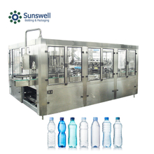 Línea de producción automática de agua mineral de la máquina de llenado de agua