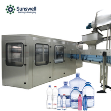 Precio personalizado de la máquina de llenado de botellas de planta de producción completa de agua potable para la venta