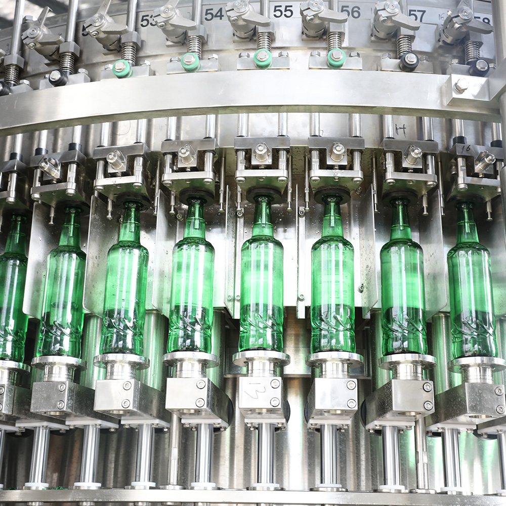 Máquina automática de llenado de líquidos rotativa de embotellado de cerveza en botella de vidrio