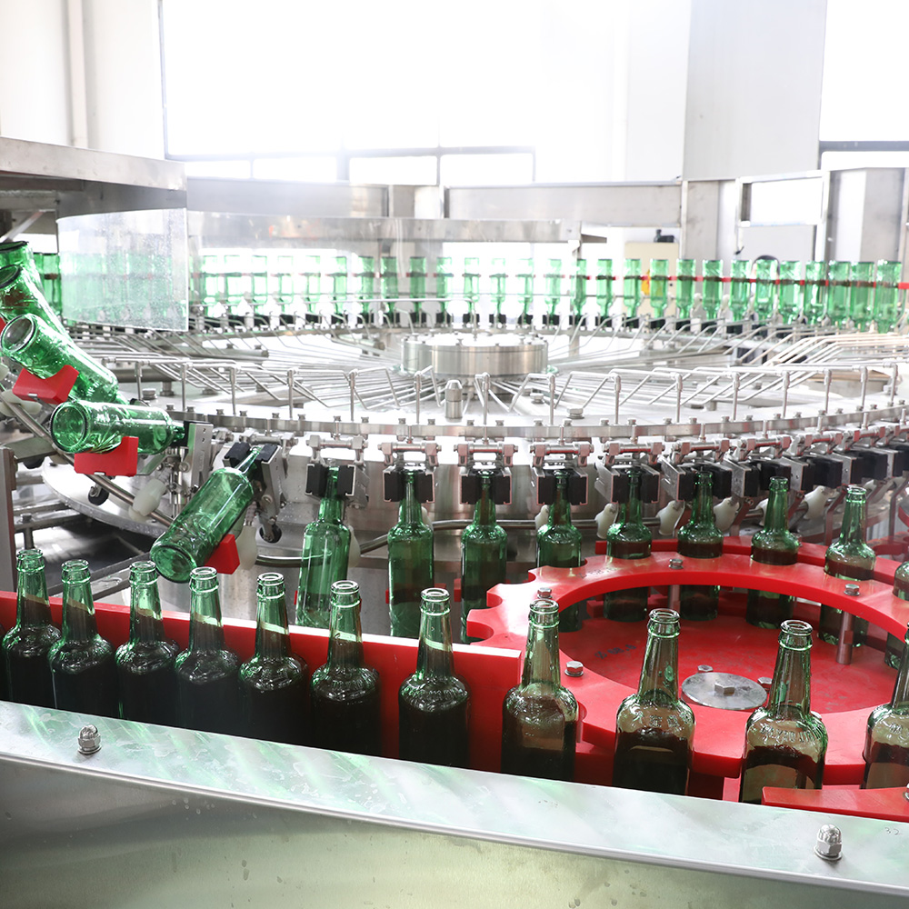 Máquina de tecnología cerveza línea de llenado de cerveza a pequeña escala completamente automática
