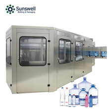 Máquina llenadora de agua mineral sunswell para embotellado de línea de agua mineral pura potable