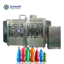 Línea de producción de refrescos de soda carbonatada Fabricación de Csd de bebidas carbonatadas Llenado Embotellado