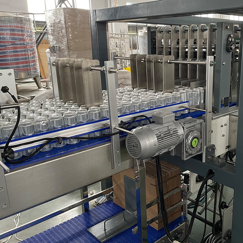 Máquina de sellado de llenado de latas de aluminio de cerveza artesanal automática/línea de equipo de enlatado de cerveza
